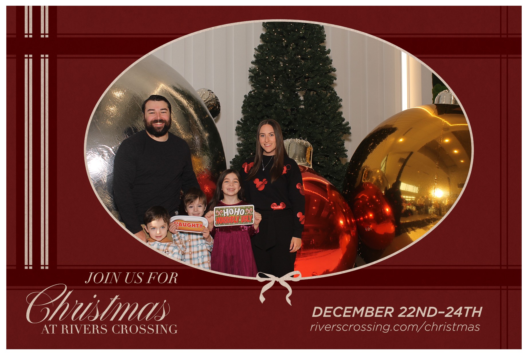 Rivers Crossing Christmas Invite | View more photos from the event at gallery.photoboothcincy.com/u/PhotoBoothCincy/Rivers-Crossing-Christmas-Invite