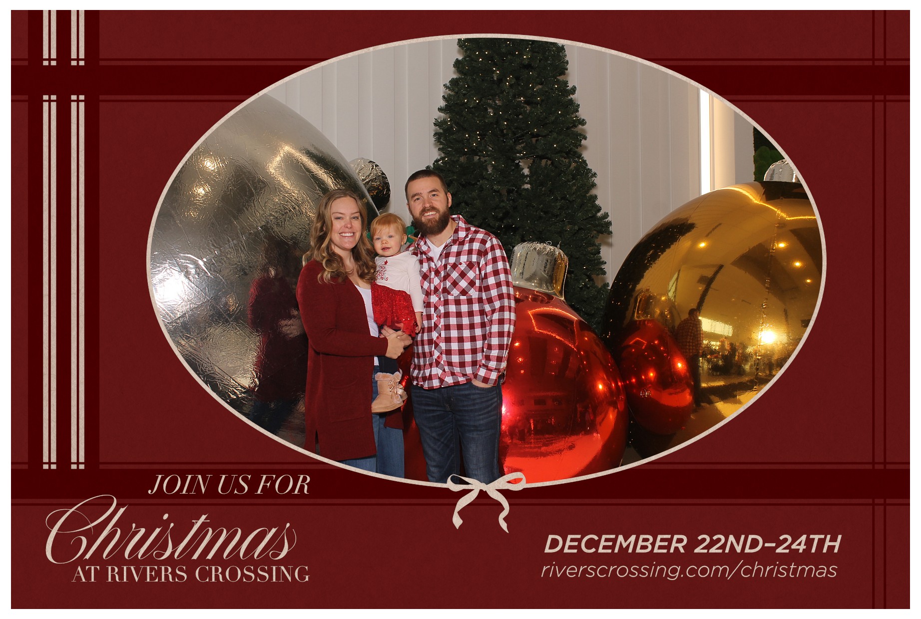 Rivers Crossing Christmas Invite | View more photos from the event at gallery.photoboothcincy.com/u/PhotoBoothCincy/Rivers-Crossing-Christmas-Invite