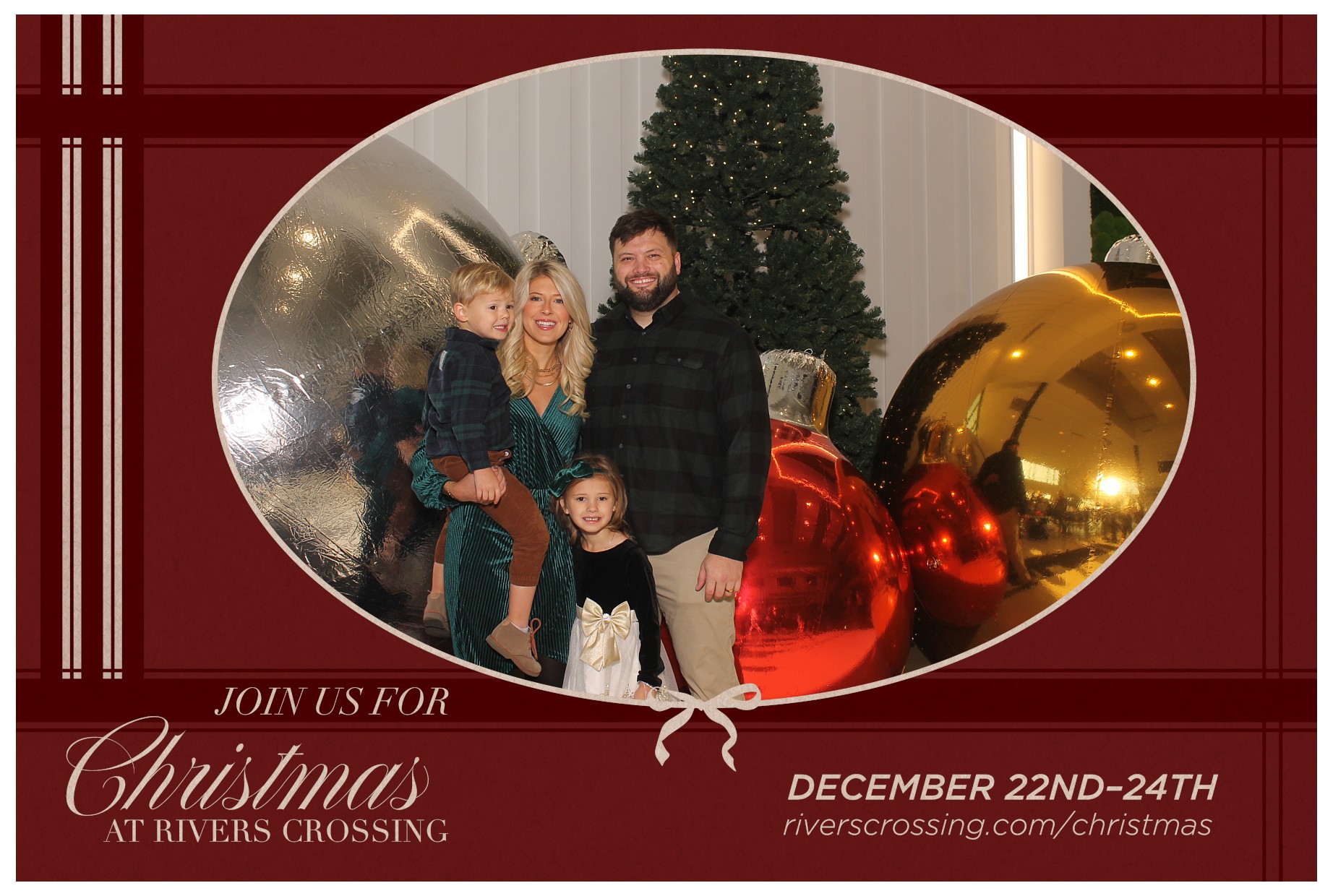 Rivers Crossing Christmas Invite | View more photos from the event at gallery.photoboothcincy.com/u/PhotoBoothCincy/Rivers-Crossing-Christmas-Invite