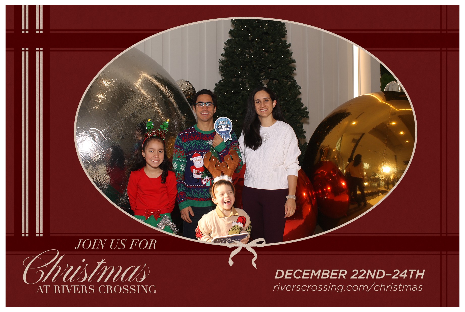 Rivers Crossing Christmas Invite | View more photos from the event at gallery.photoboothcincy.com/u/PhotoBoothCincy/Rivers-Crossing-Christmas-Invite