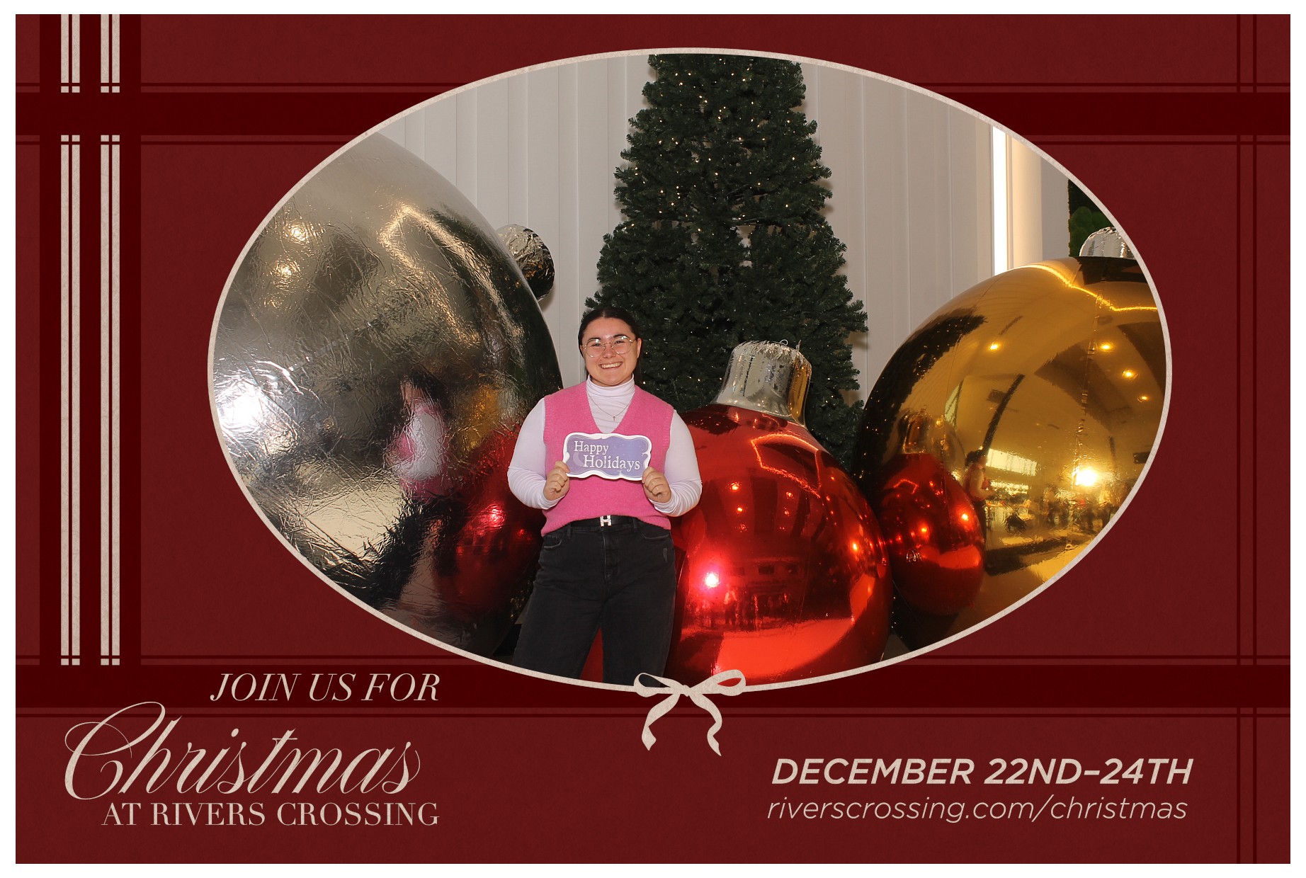 Rivers Crossing Christmas Invite | View more photos from the event at gallery.photoboothcincy.com/u/PhotoBoothCincy/Rivers-Crossing-Christmas-Invite