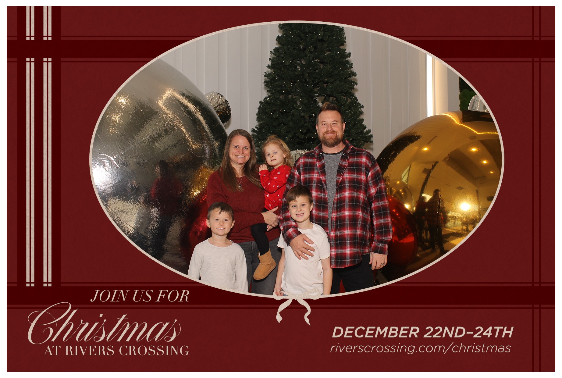 Rivers Crossing Christmas Invite | View more photos from the event at gallery.photoboothcincy.com/u/PhotoBoothCincy/Rivers-Crossing-Christmas-Invite