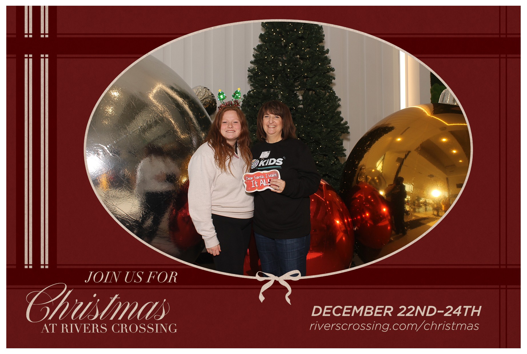 Rivers Crossing Christmas Invite | View more photos from the event at gallery.photoboothcincy.com/u/PhotoBoothCincy/Rivers-Crossing-Christmas-Invite