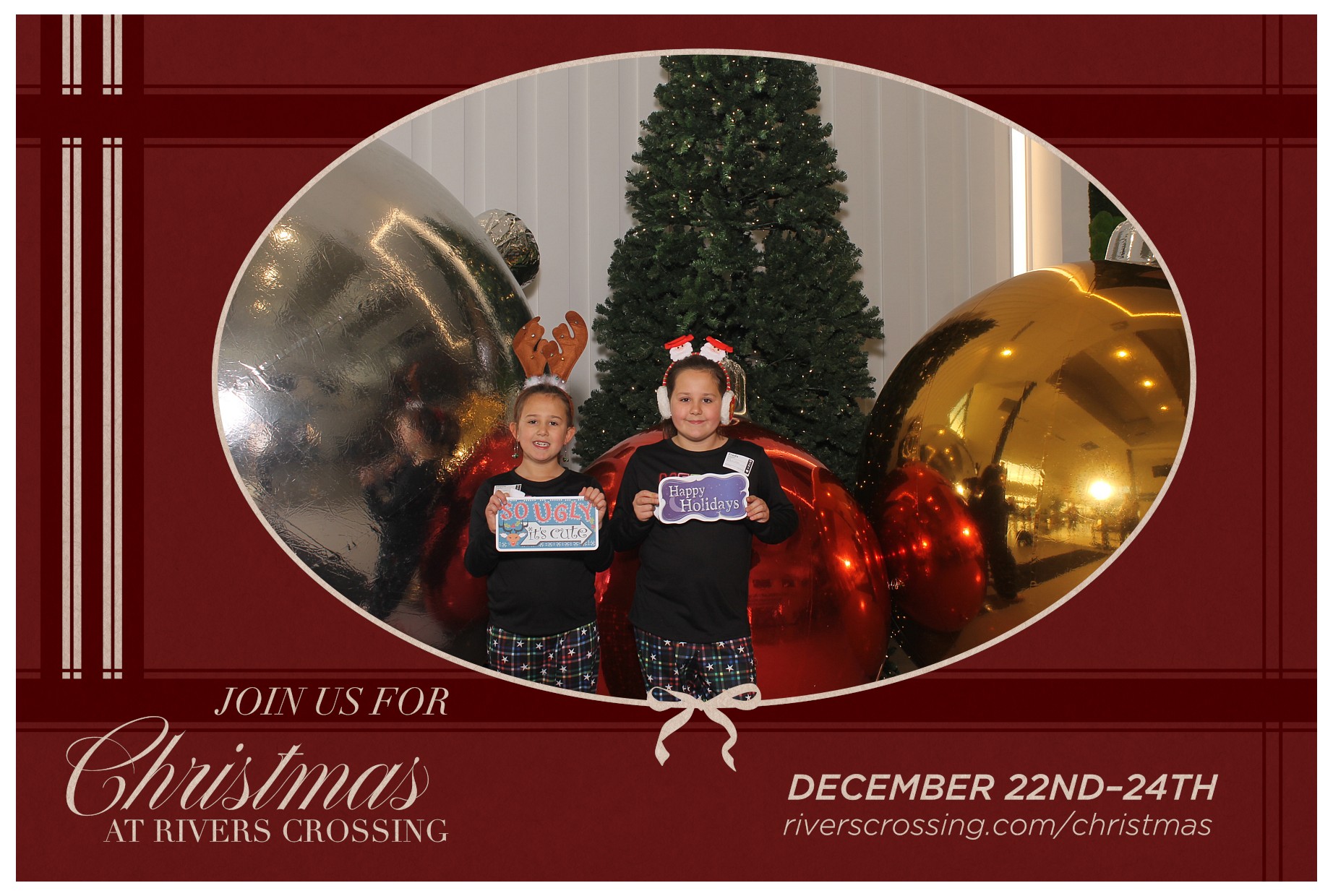 Rivers Crossing Christmas Invite | View more photos from the event at gallery.photoboothcincy.com/u/PhotoBoothCincy/Rivers-Crossing-Christmas-Invite