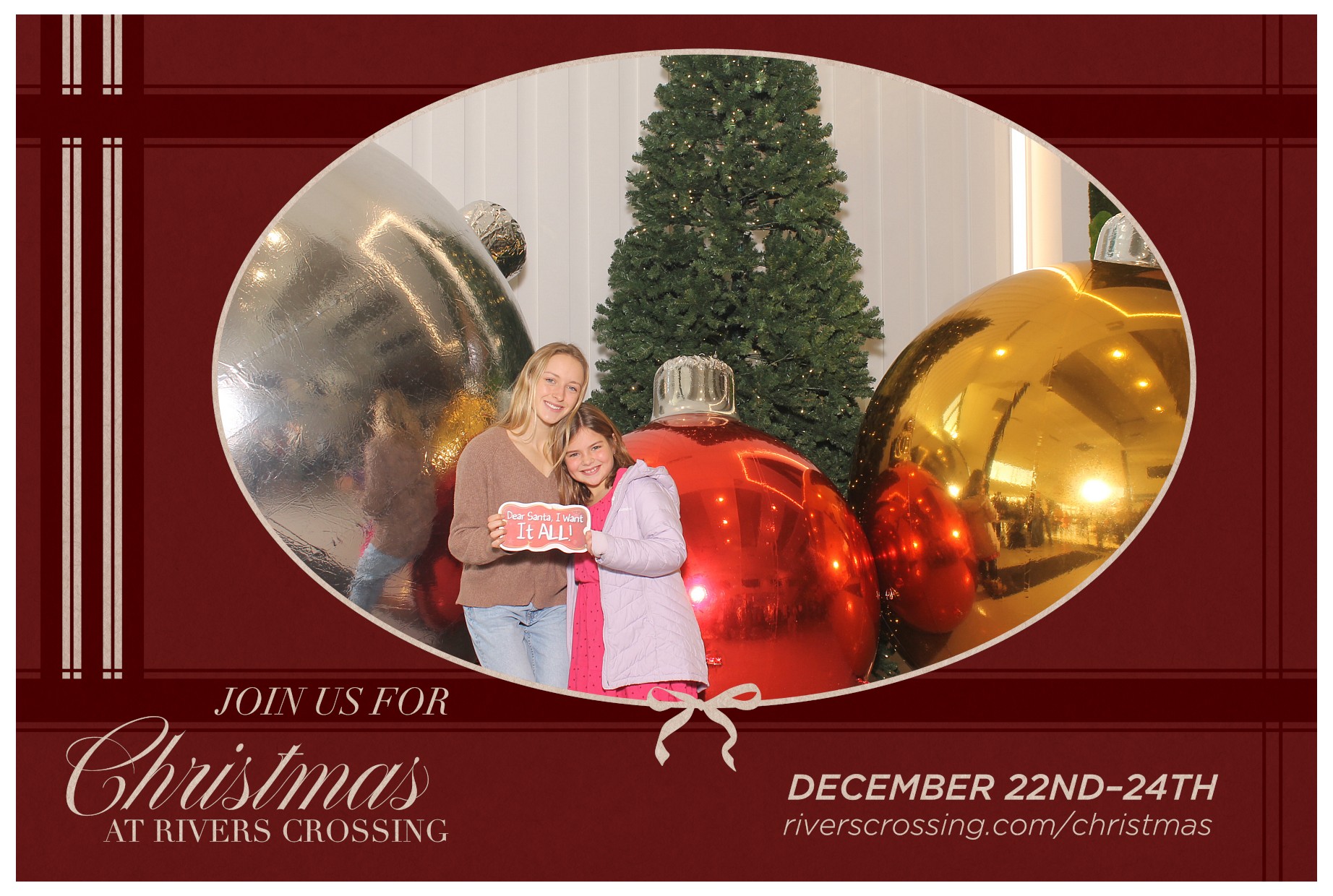 Rivers Crossing Christmas Invite | View more photos from the event at gallery.photoboothcincy.com/u/PhotoBoothCincy/Rivers-Crossing-Christmas-Invite