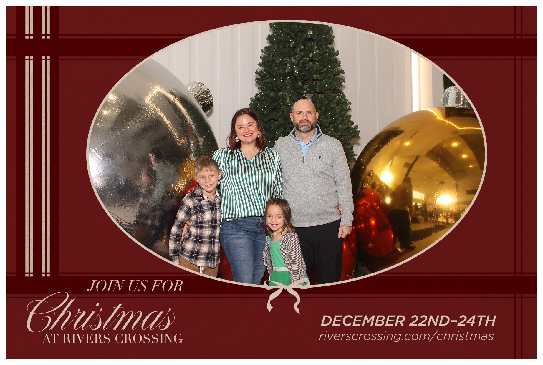 Rivers Crossing Christmas Invite | View more photos from the event at gallery.photoboothcincy.com/u/PhotoBoothCincy/Rivers-Crossing-Christmas-Invite