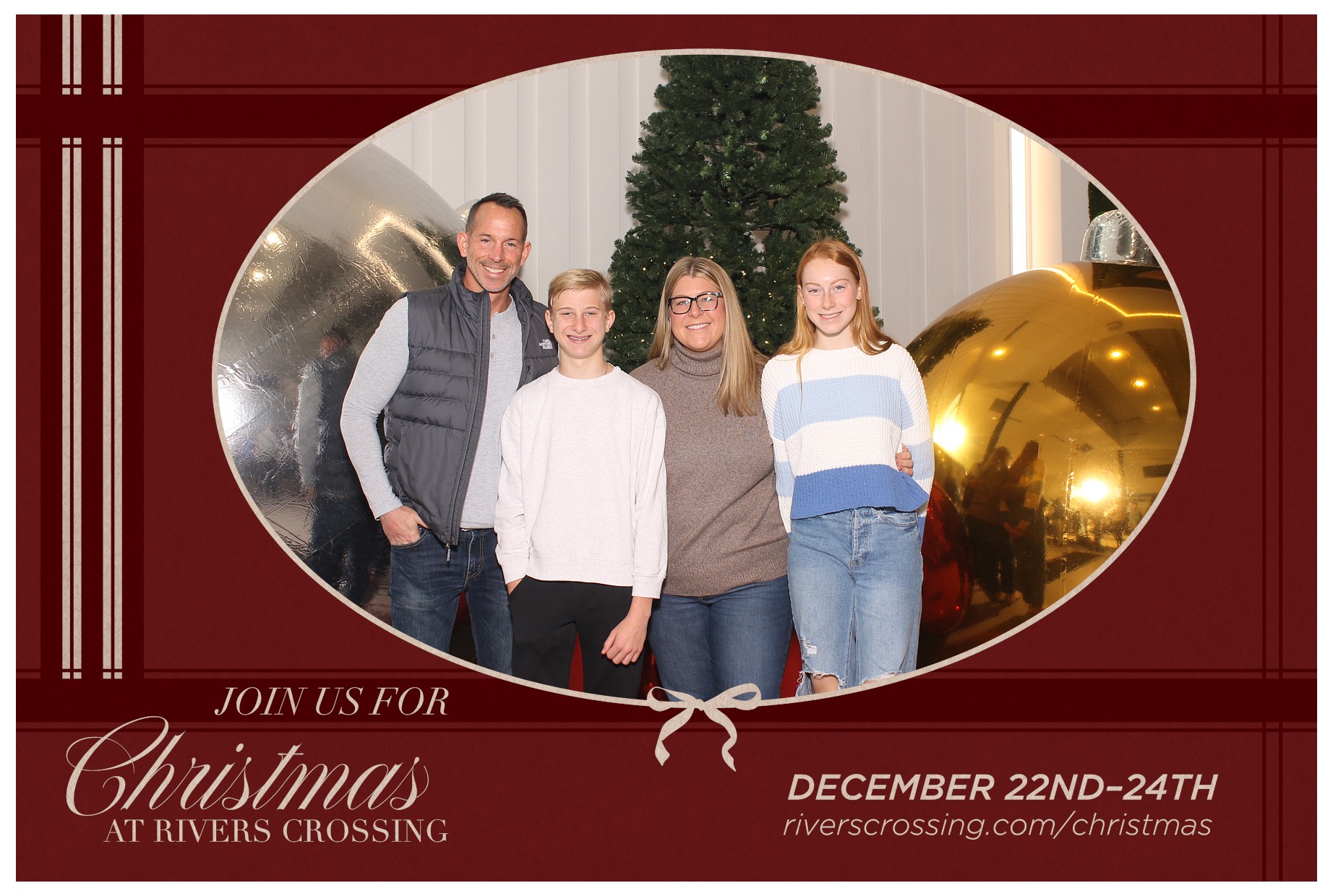 Rivers Crossing Christmas Invite | View more photos from the event at gallery.photoboothcincy.com/u/PhotoBoothCincy/Rivers-Crossing-Christmas-Invite