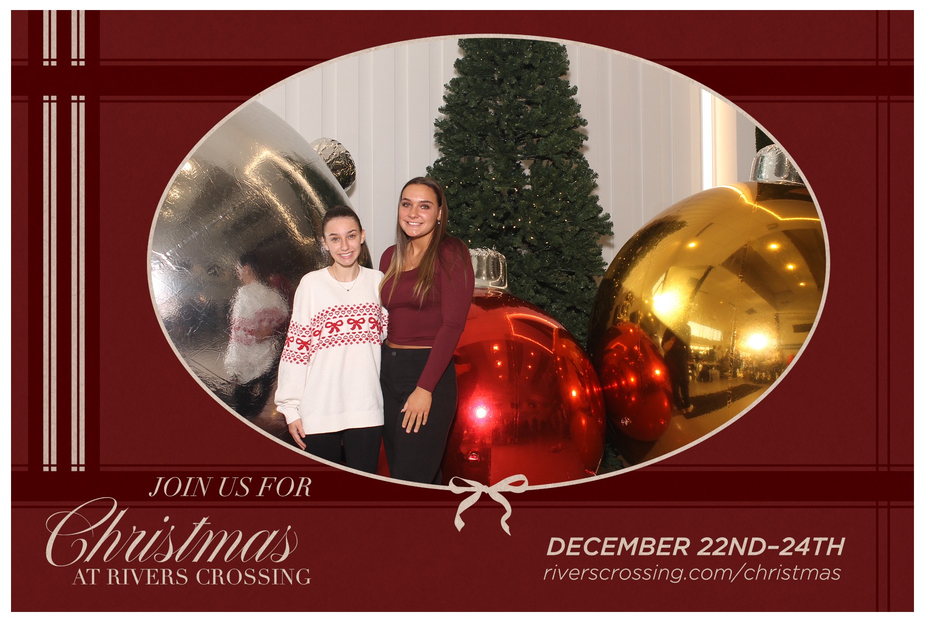 Rivers Crossing Christmas Invite | View more photos from the event at gallery.photoboothcincy.com/u/PhotoBoothCincy/Rivers-Crossing-Christmas-Invite