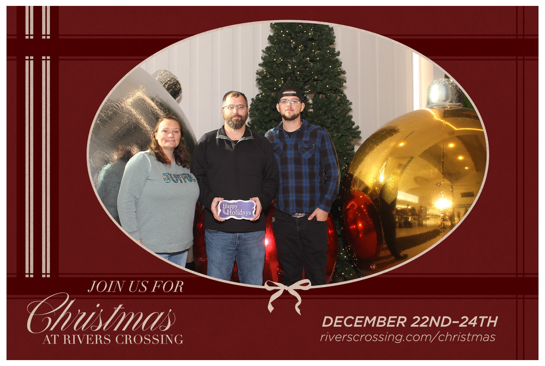 Rivers Crossing Christmas Invite | View more photos from the event at gallery.photoboothcincy.com/u/PhotoBoothCincy/Rivers-Crossing-Christmas-Invite
