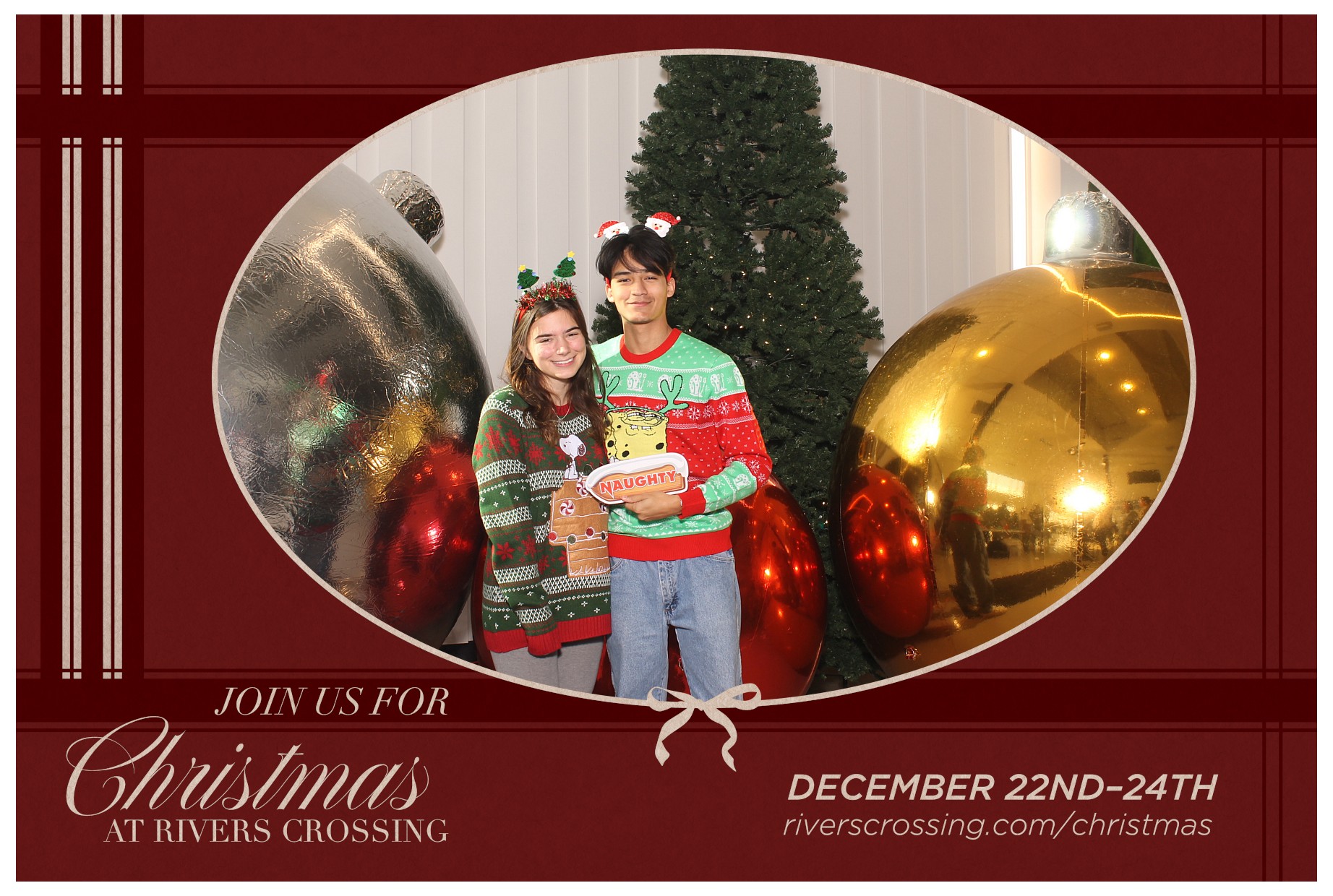 Rivers Crossing Christmas Invite | View more photos from the event at gallery.photoboothcincy.com/u/PhotoBoothCincy/Rivers-Crossing-Christmas-Invite