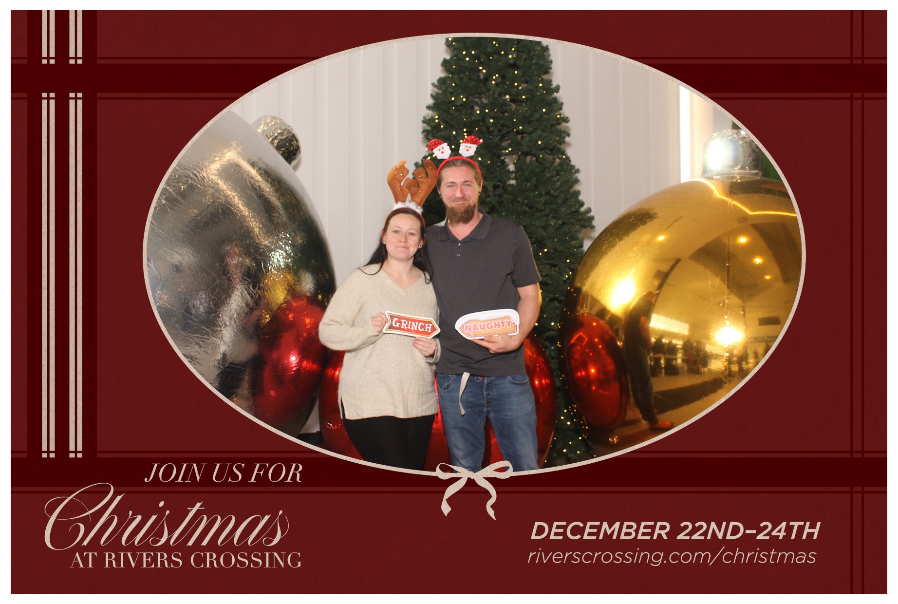 Rivers Crossing Christmas Invite | View more photos from the event at gallery.photoboothcincy.com/u/PhotoBoothCincy/Rivers-Crossing-Christmas-Invite