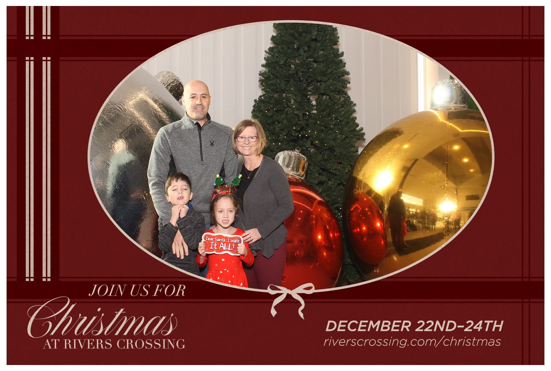 Rivers Crossing Christmas Invite | View more photos from the event at gallery.photoboothcincy.com/u/PhotoBoothCincy/Rivers-Crossing-Christmas-Invite