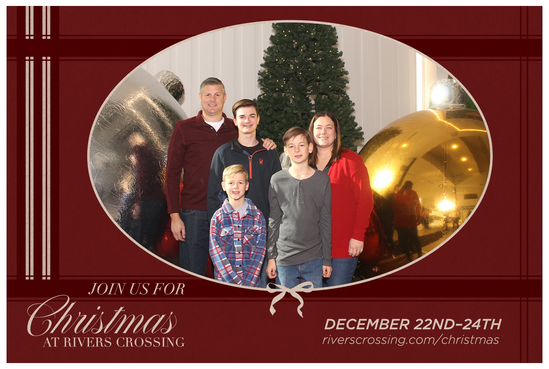 Rivers Crossing Christmas Invite | View more photos from the event at gallery.photoboothcincy.com/u/PhotoBoothCincy/Rivers-Crossing-Christmas-Invite