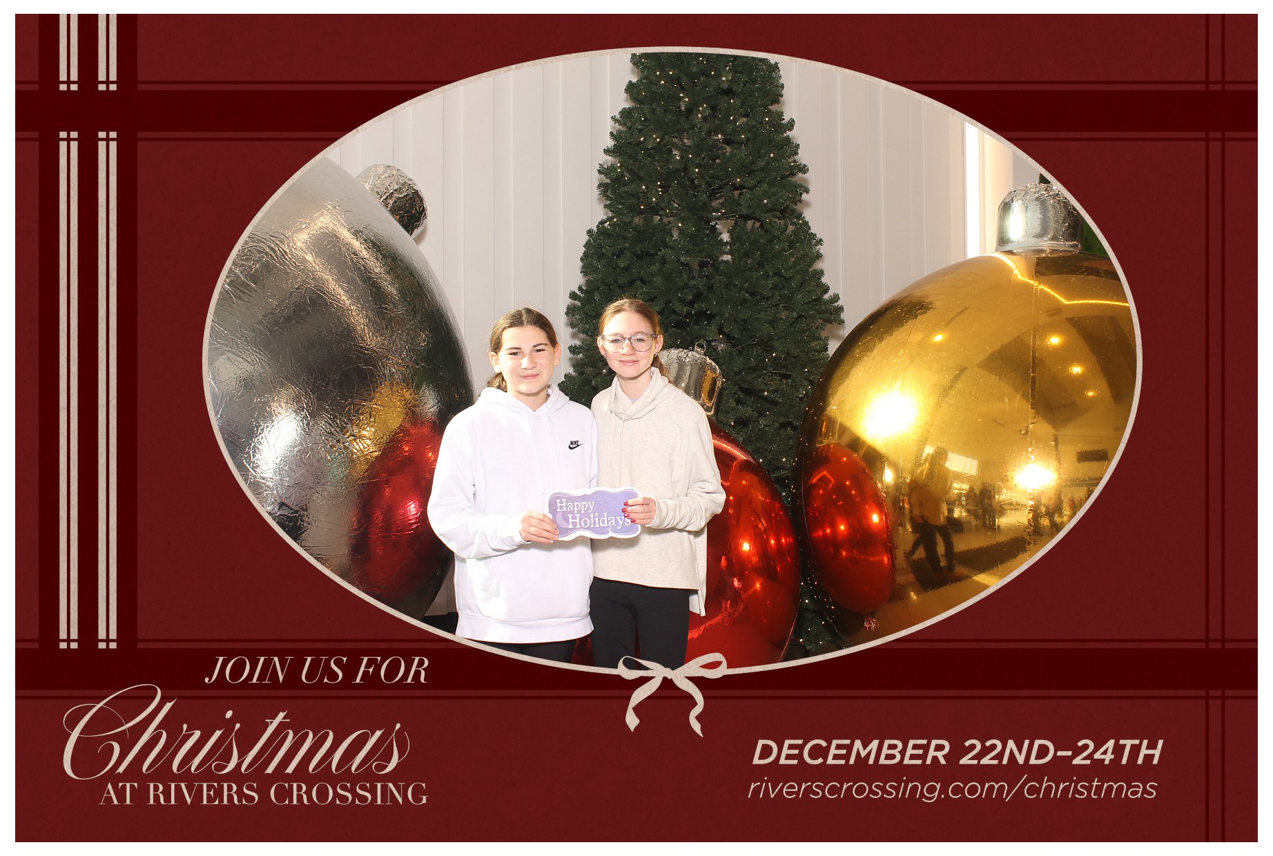 Rivers Crossing Christmas Invite | View more photos from the event at gallery.photoboothcincy.com/u/PhotoBoothCincy/Rivers-Crossing-Christmas-Invite