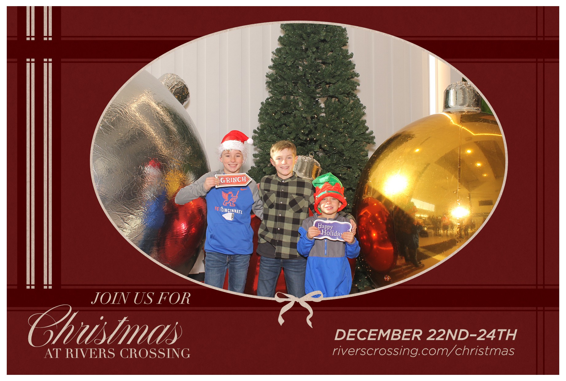 Rivers Crossing Christmas Invite | View more photos from the event at gallery.photoboothcincy.com/u/PhotoBoothCincy/Rivers-Crossing-Christmas-Invite