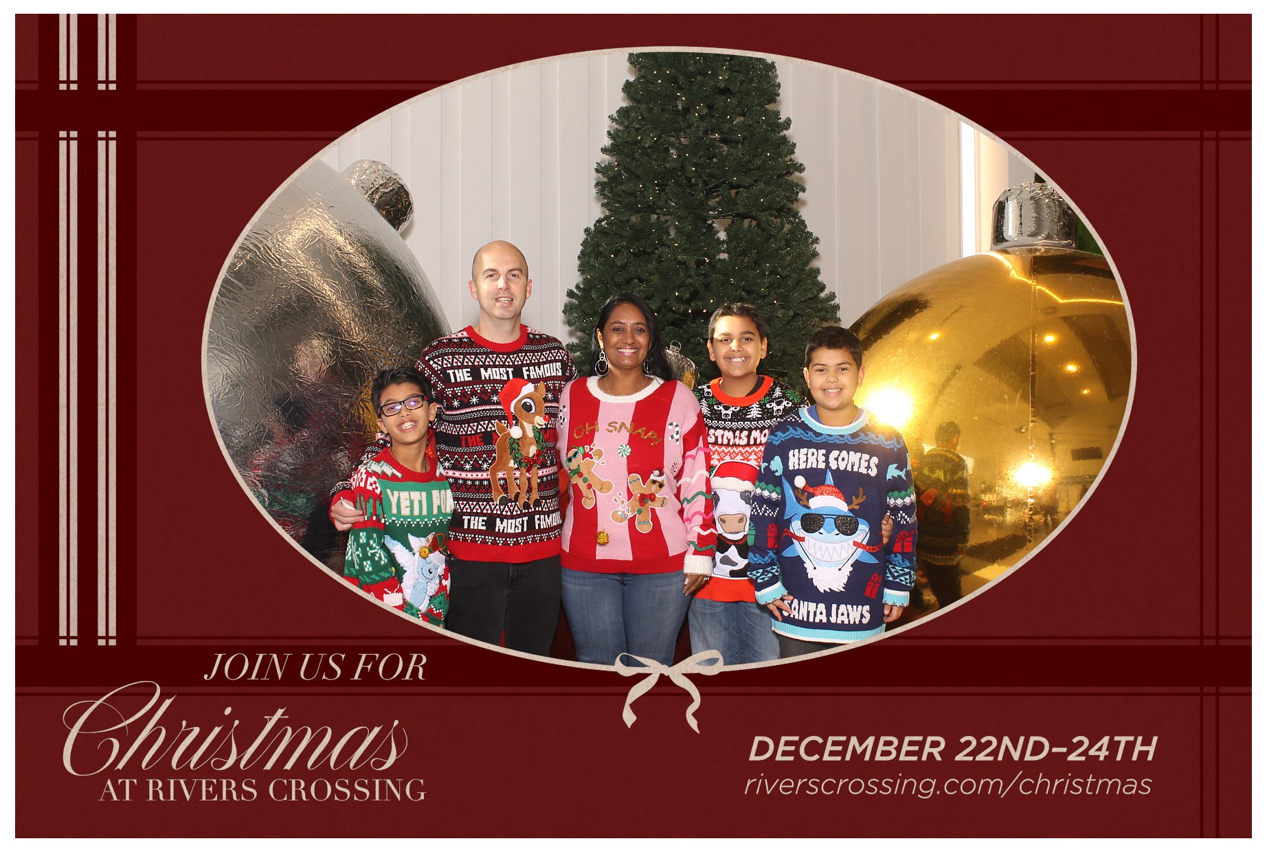 Rivers Crossing Christmas Invite | View more photos from the event at gallery.photoboothcincy.com/u/PhotoBoothCincy/Rivers-Crossing-Christmas-Invite