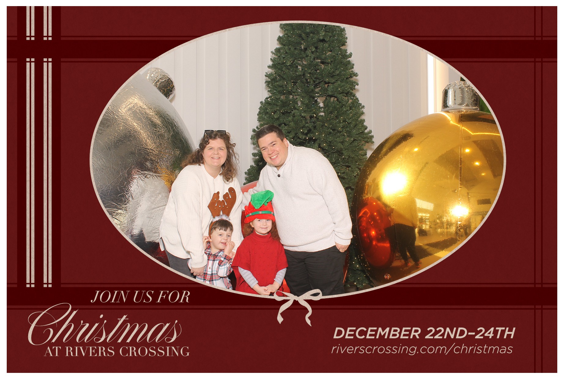 Rivers Crossing Christmas Invite | View more photos from the event at gallery.photoboothcincy.com/u/PhotoBoothCincy/Rivers-Crossing-Christmas-Invite
