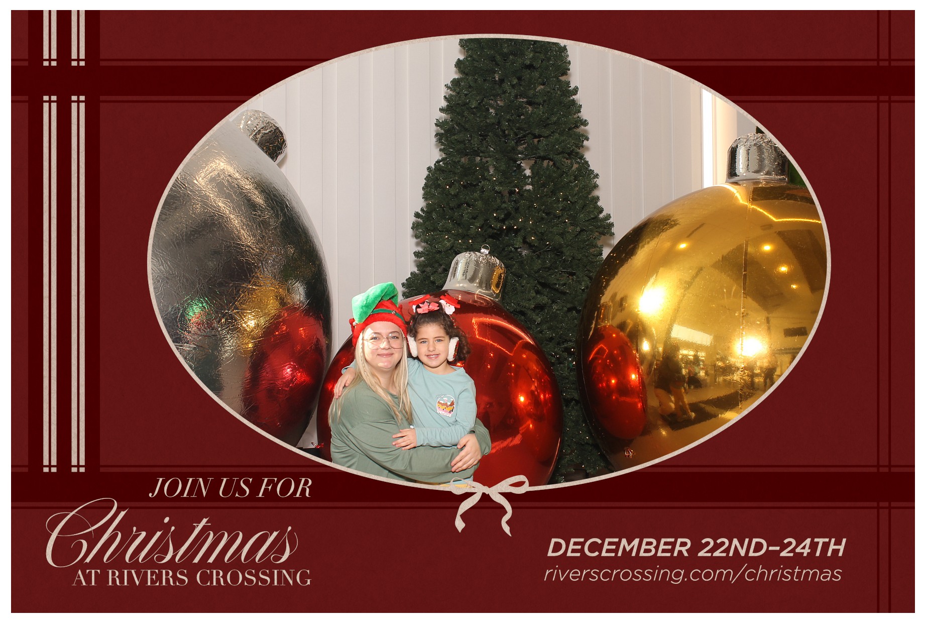Rivers Crossing Christmas Invite | View more photos from the event at gallery.photoboothcincy.com/u/PhotoBoothCincy/Rivers-Crossing-Christmas-Invite