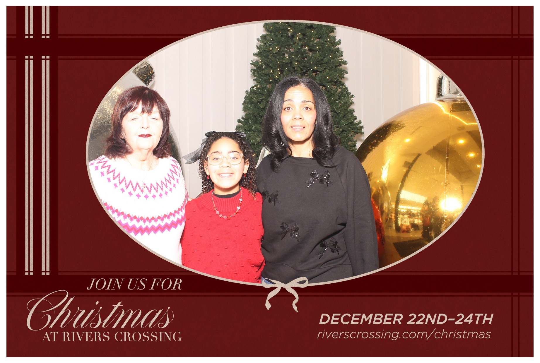 Rivers Crossing Christmas Invite | View more photos from the event at gallery.photoboothcincy.com/u/PhotoBoothCincy/Rivers-Crossing-Christmas-Invite
