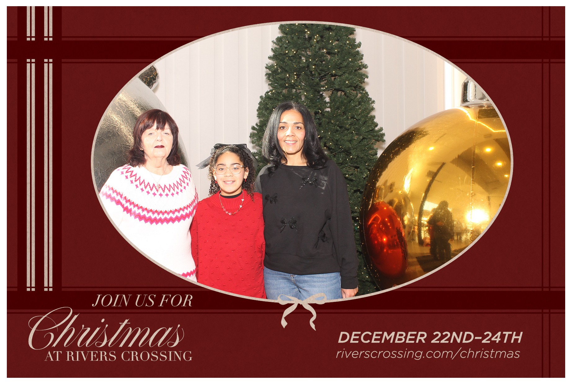Rivers Crossing Christmas Invite | View more photos from the event at gallery.photoboothcincy.com/u/PhotoBoothCincy/Rivers-Crossing-Christmas-Invite