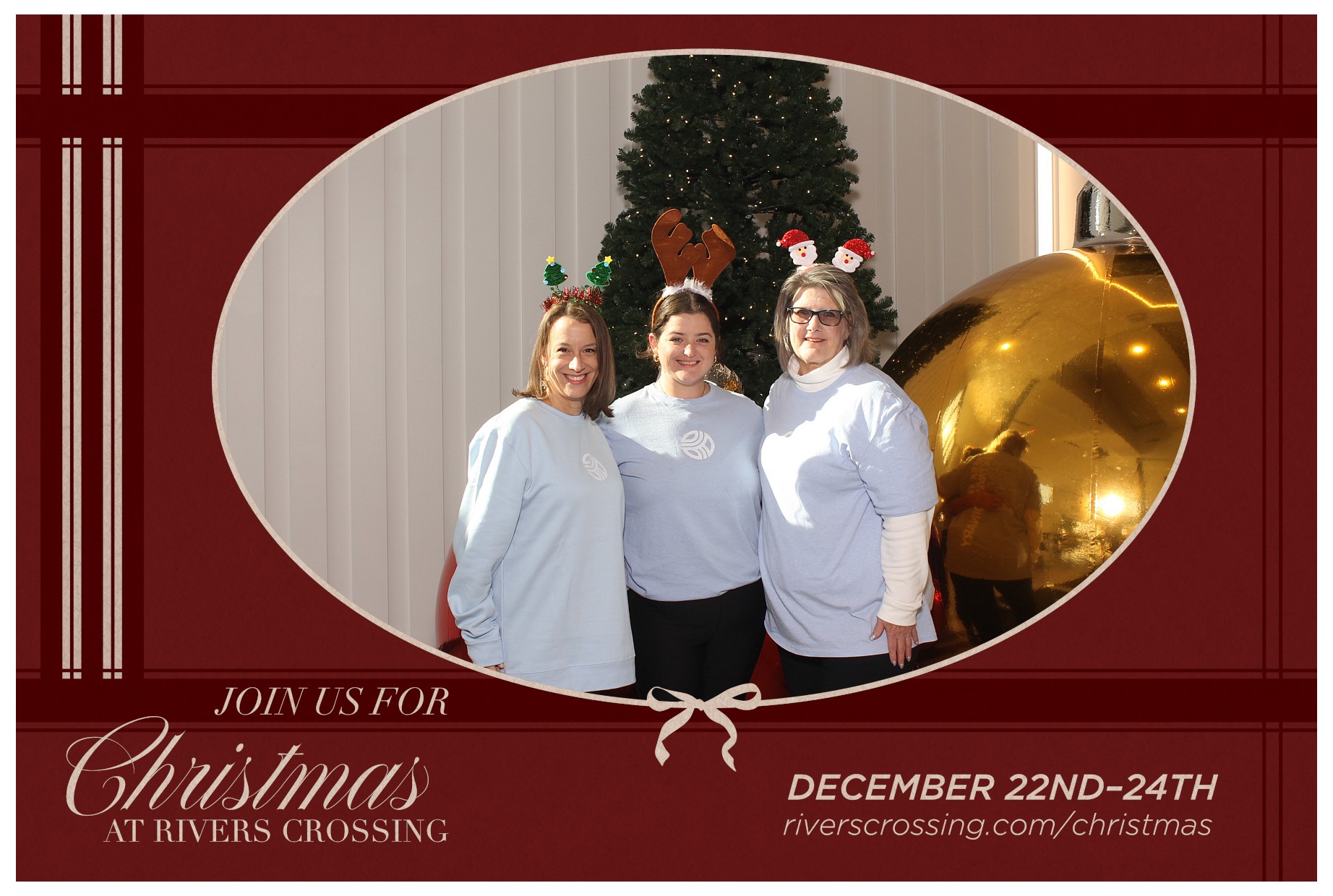 Rivers Crossing Christmas Invite | View more photos from the event at gallery.photoboothcincy.com/u/PhotoBoothCincy/Rivers-Crossing-Christmas-Invite