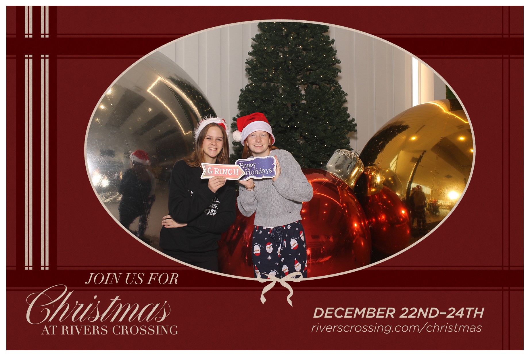 Rivers Crossing Christmas Invite | View more photos from the event at gallery.photoboothcincy.com/u/PhotoBoothCincy/Rivers-Crossing-Christmas-Invite