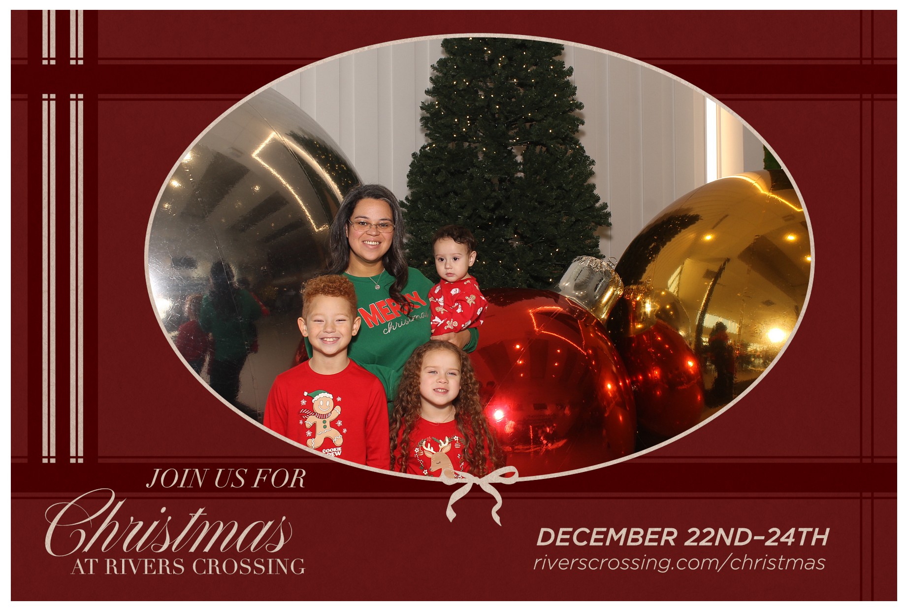 Rivers Crossing Christmas Invite | View more photos from the event at gallery.photoboothcincy.com/u/PhotoBoothCincy/Rivers-Crossing-Christmas-Invite