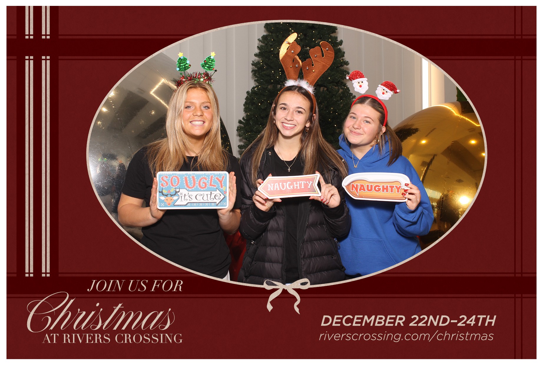 Rivers Crossing Christmas Invite | View more photos from the event at gallery.photoboothcincy.com/u/PhotoBoothCincy/Rivers-Crossing-Christmas-Invite