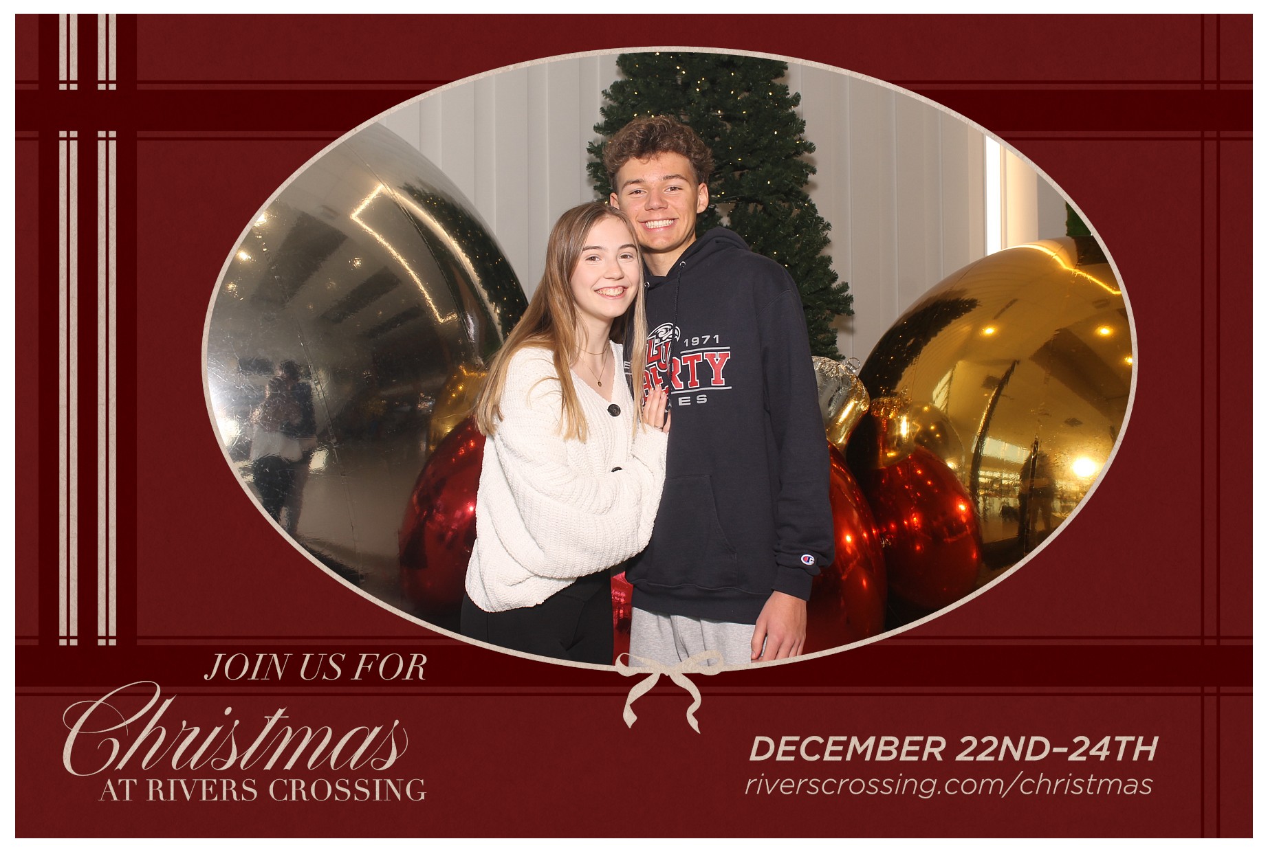 Rivers Crossing Christmas Invite | View more photos from the event at gallery.photoboothcincy.com/u/PhotoBoothCincy/Rivers-Crossing-Christmas-Invite