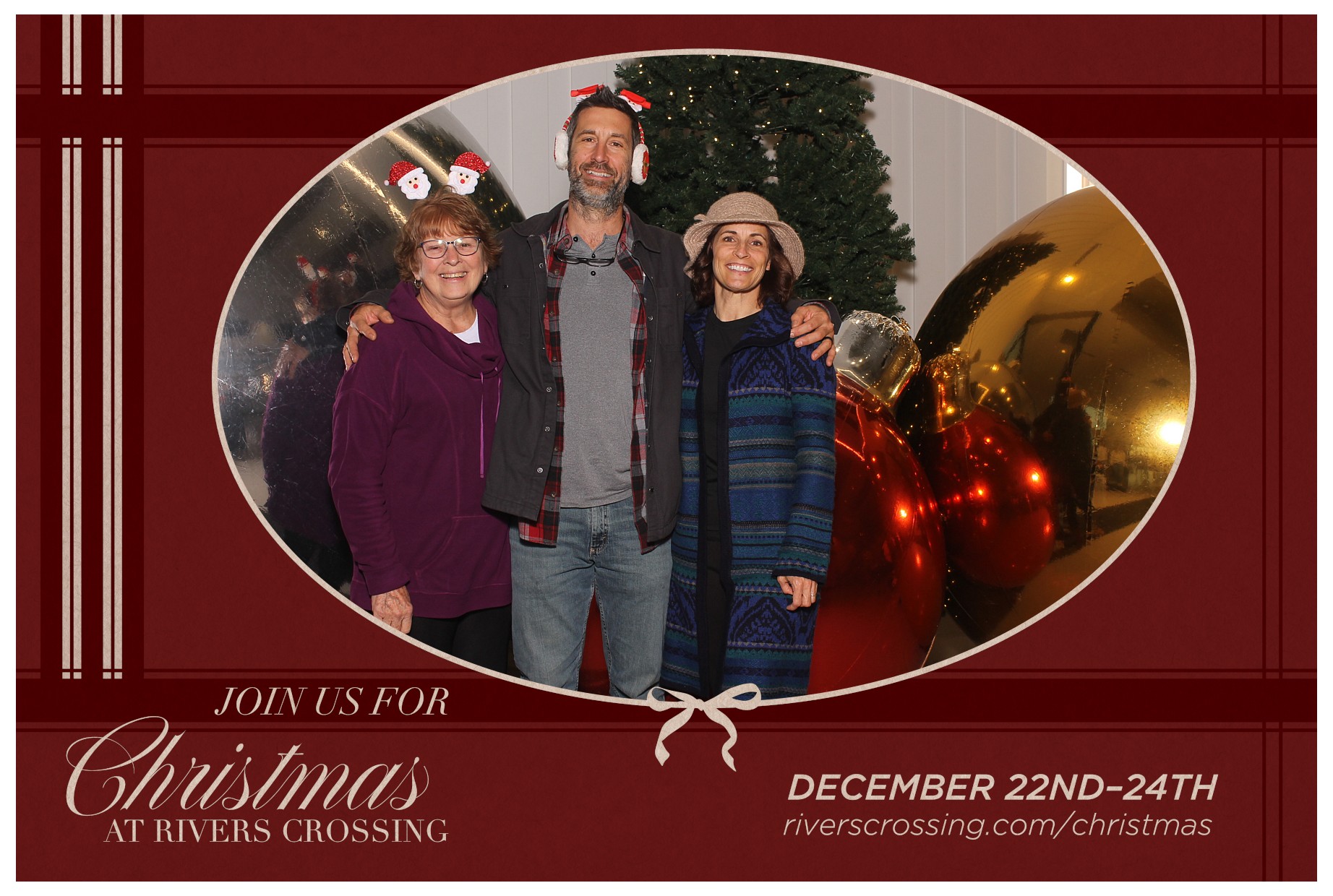 Rivers Crossing Christmas Invite | View more photos from the event at gallery.photoboothcincy.com/u/PhotoBoothCincy/Rivers-Crossing-Christmas-Invite
