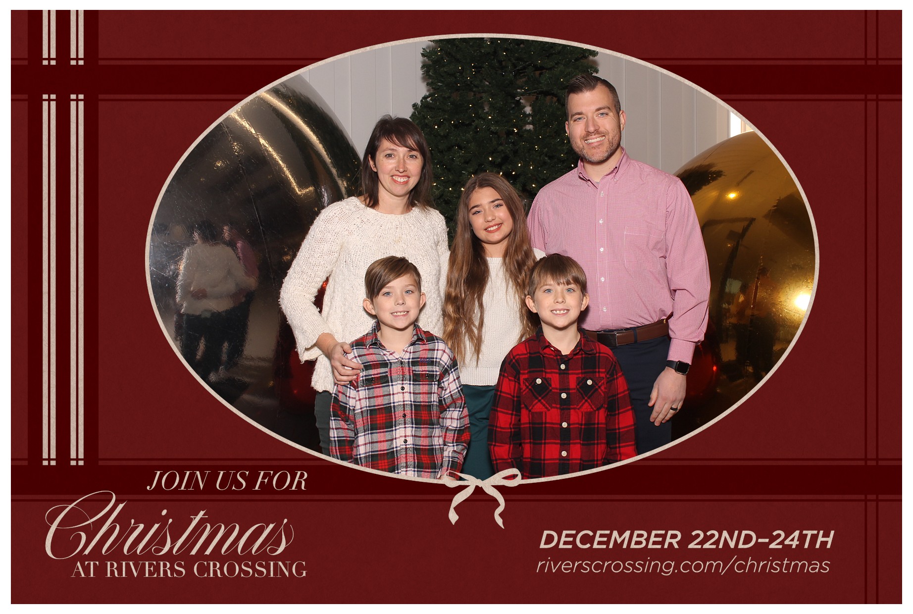 Rivers Crossing Christmas Invite | View more photos from the event at gallery.photoboothcincy.com/u/PhotoBoothCincy/Rivers-Crossing-Christmas-Invite