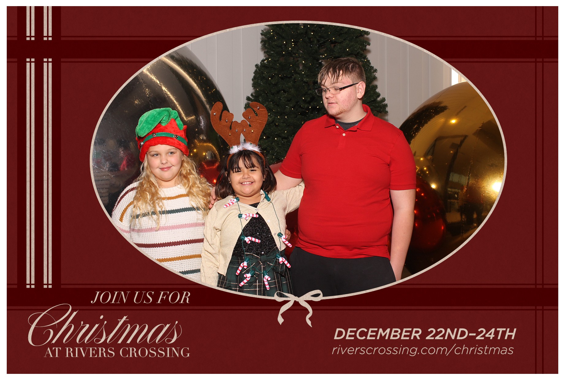 Rivers Crossing Christmas Invite | View more photos from the event at gallery.photoboothcincy.com/u/PhotoBoothCincy/Rivers-Crossing-Christmas-Invite