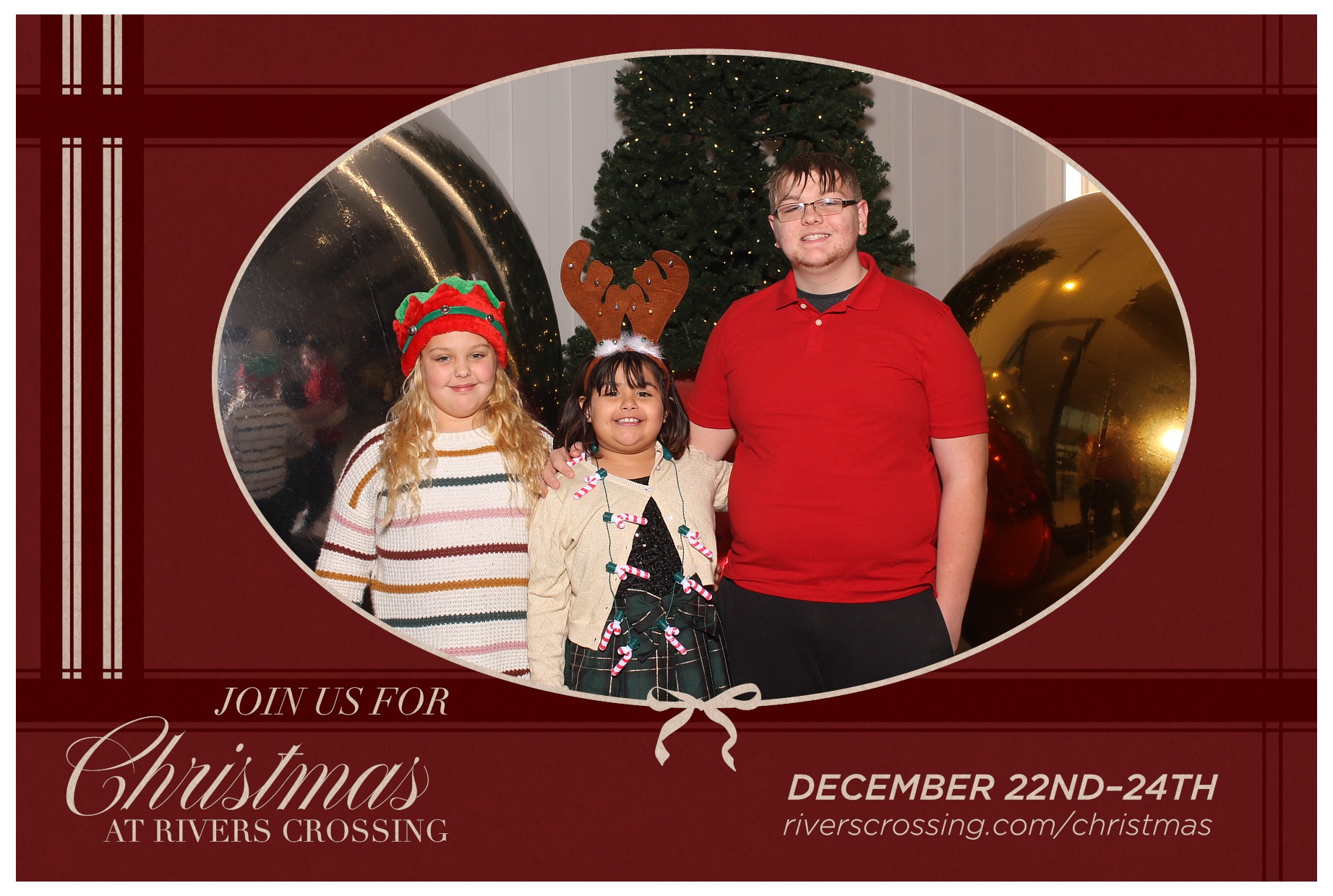 Rivers Crossing Christmas Invite | View more photos from the event at gallery.photoboothcincy.com/u/PhotoBoothCincy/Rivers-Crossing-Christmas-Invite