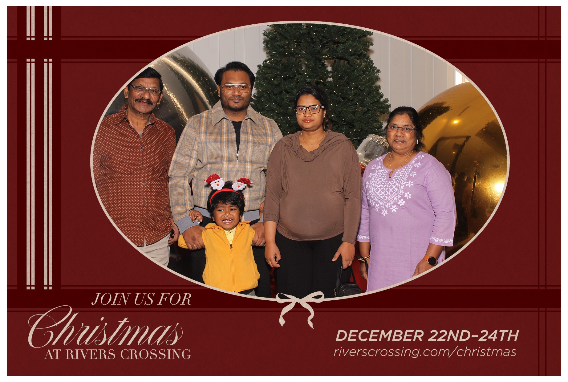 Rivers Crossing Christmas Invite | View more photos from the event at gallery.photoboothcincy.com/u/PhotoBoothCincy/Rivers-Crossing-Christmas-Invite