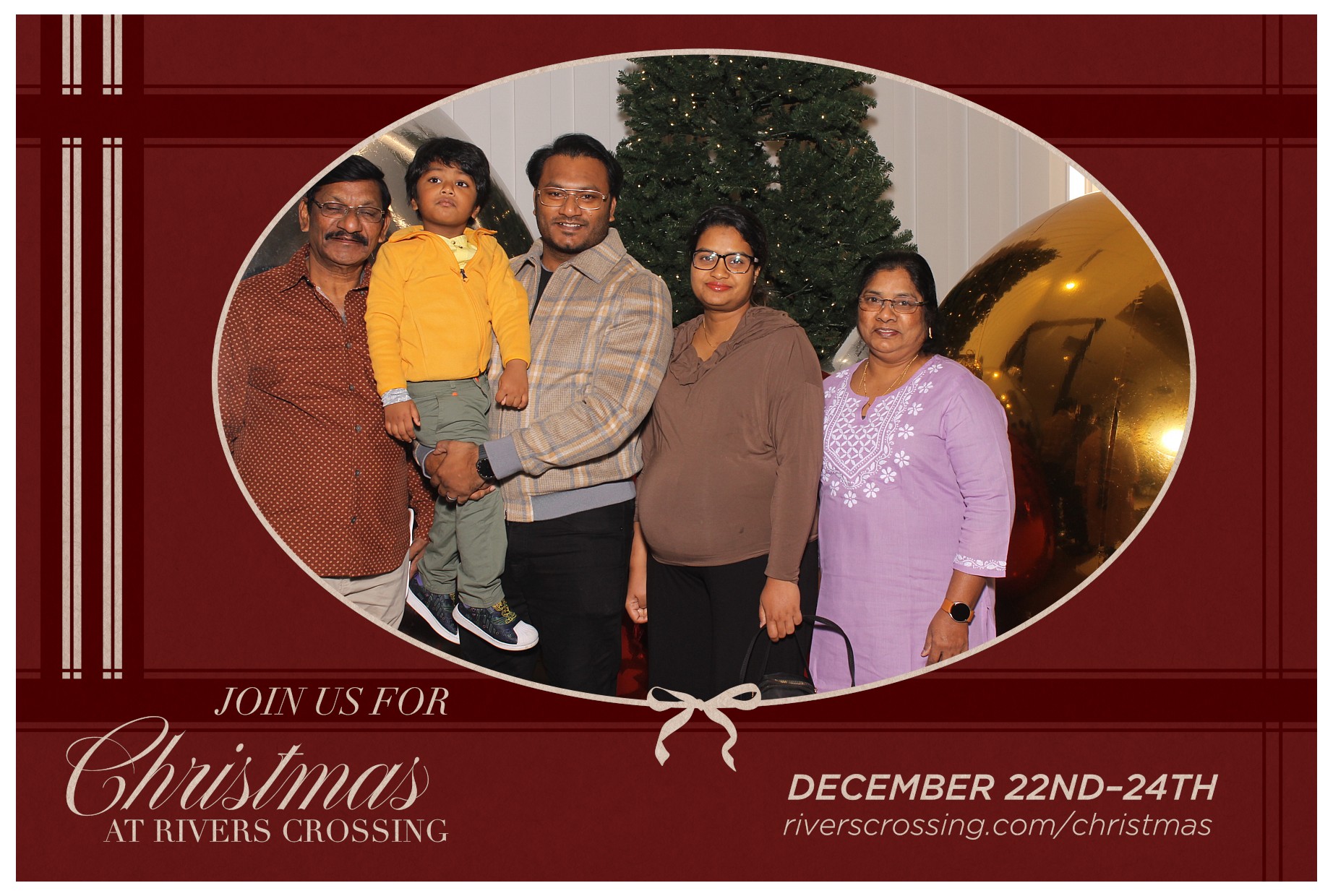 Rivers Crossing Christmas Invite | View more photos from the event at gallery.photoboothcincy.com/u/PhotoBoothCincy/Rivers-Crossing-Christmas-Invite