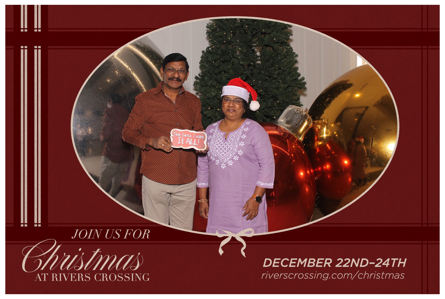 Rivers Crossing Christmas Invite | View more photos from the event at gallery.photoboothcincy.com/u/PhotoBoothCincy/Rivers-Crossing-Christmas-Invite