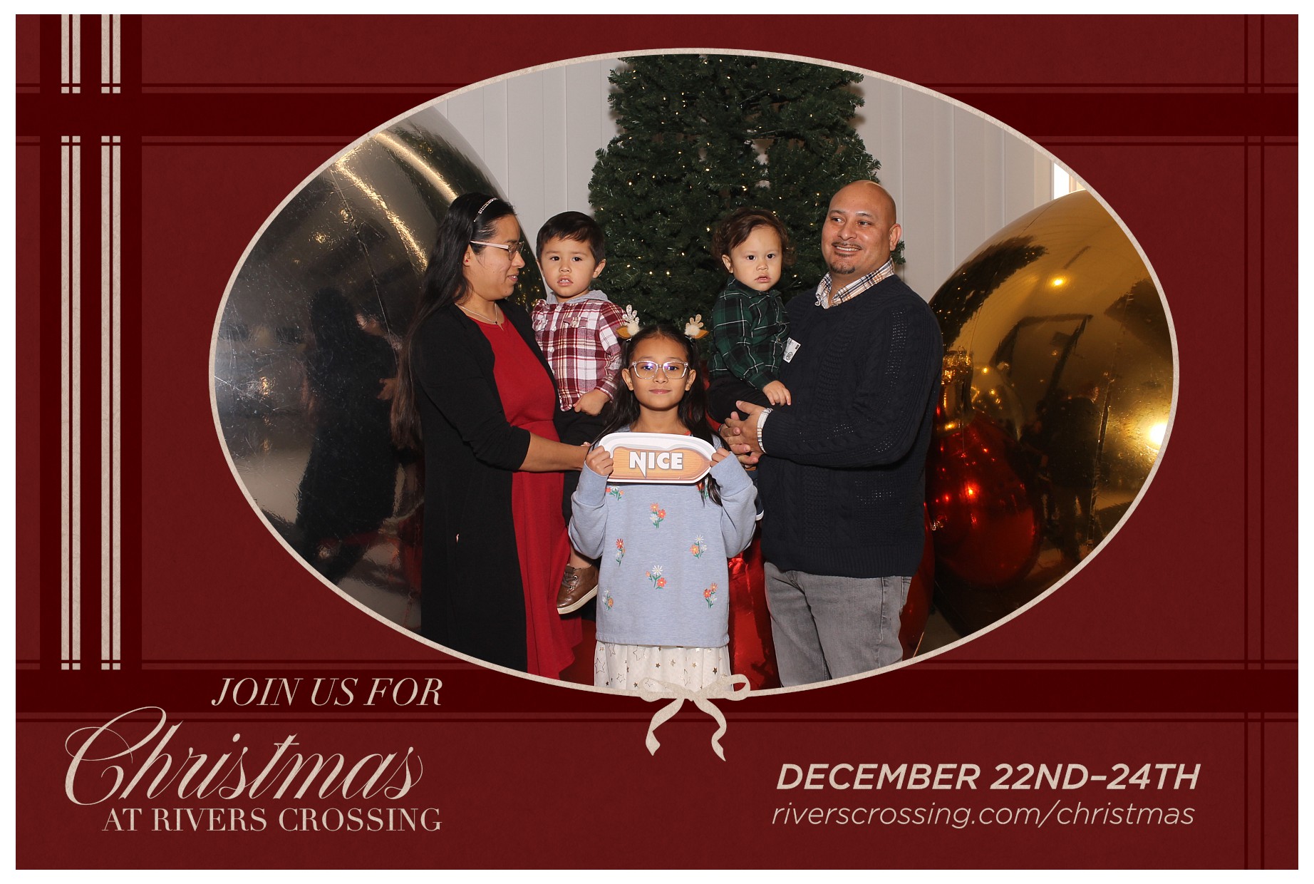 Rivers Crossing Christmas Invite | View more photos from the event at gallery.photoboothcincy.com/u/PhotoBoothCincy/Rivers-Crossing-Christmas-Invite