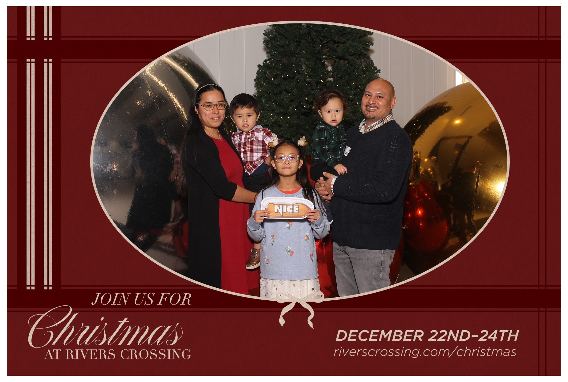 Rivers Crossing Christmas Invite | View more photos from the event at gallery.photoboothcincy.com/u/PhotoBoothCincy/Rivers-Crossing-Christmas-Invite