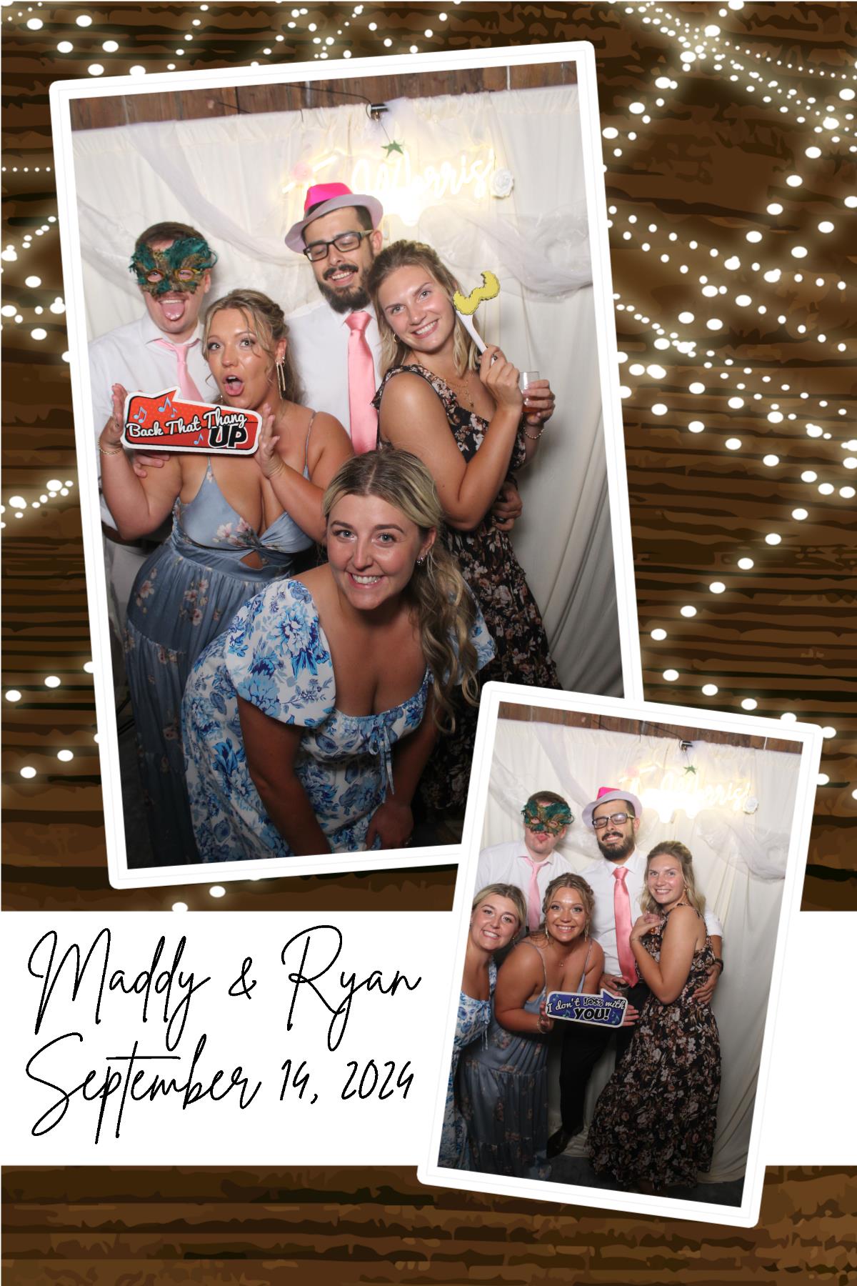 Ryan & Madison  | View more photos from the event at gallery.photoboothcincy.com/u/PhotoBoothCincy/Ryan-Madison
