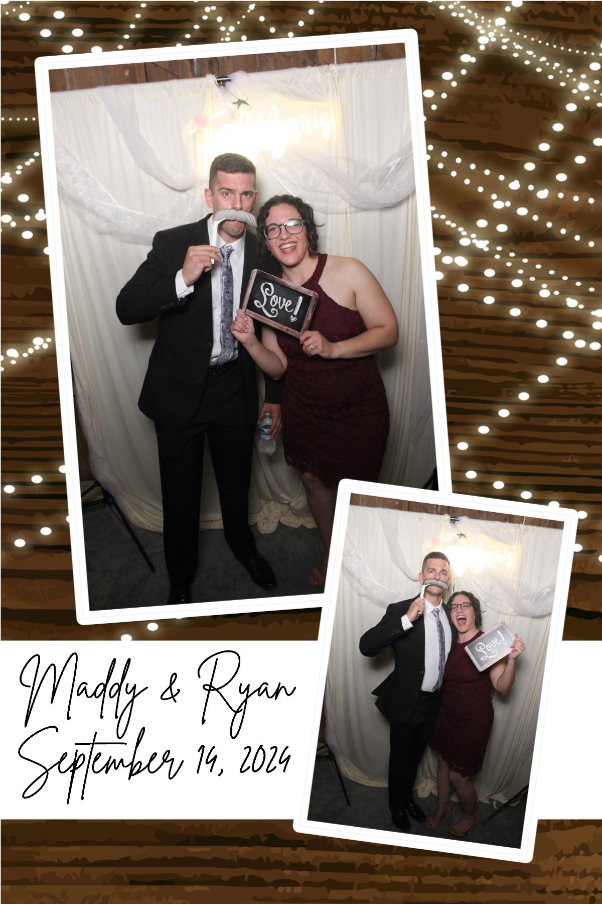 Ryan & Madison  | View more photos from the event at gallery.photoboothcincy.com/u/PhotoBoothCincy/Ryan-Madison