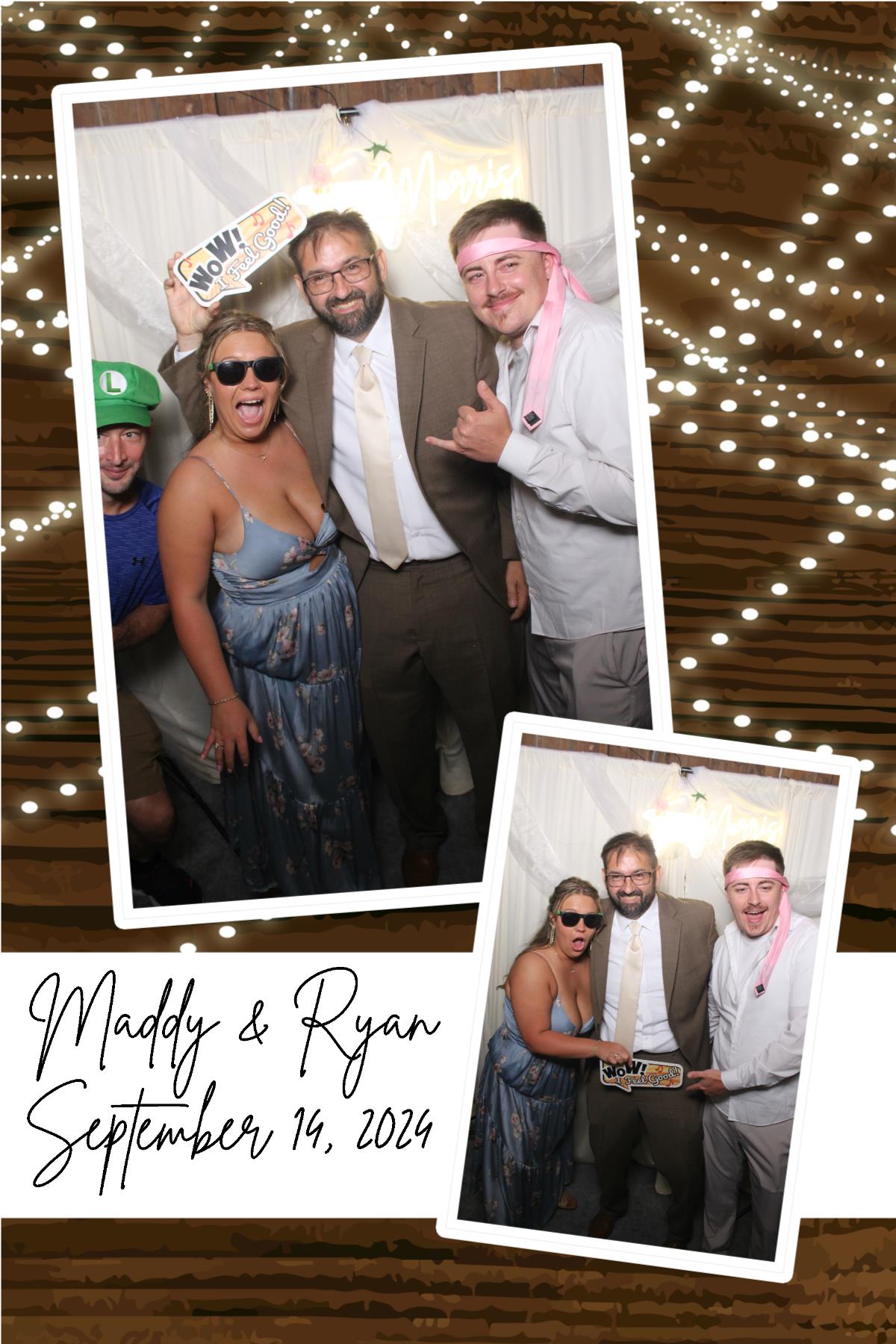 Ryan & Madison  | View more photos from the event at gallery.photoboothcincy.com/u/PhotoBoothCincy/Ryan-Madison