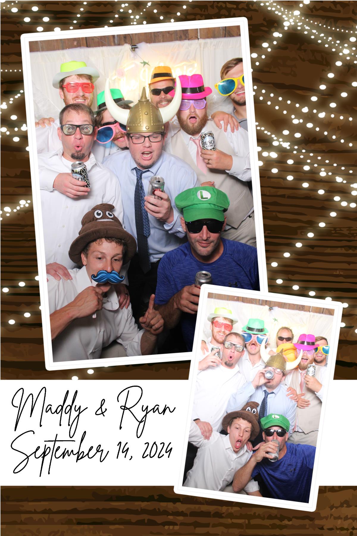 Ryan & Madison  | View more photos from the event at gallery.photoboothcincy.com/u/PhotoBoothCincy/Ryan-Madison