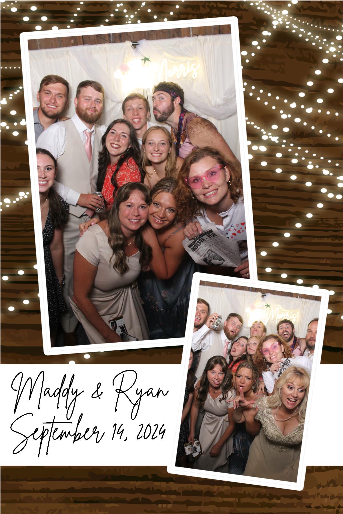 Ryan & Madison  | View more photos from the event at gallery.photoboothcincy.com/u/PhotoBoothCincy/Ryan-Madison