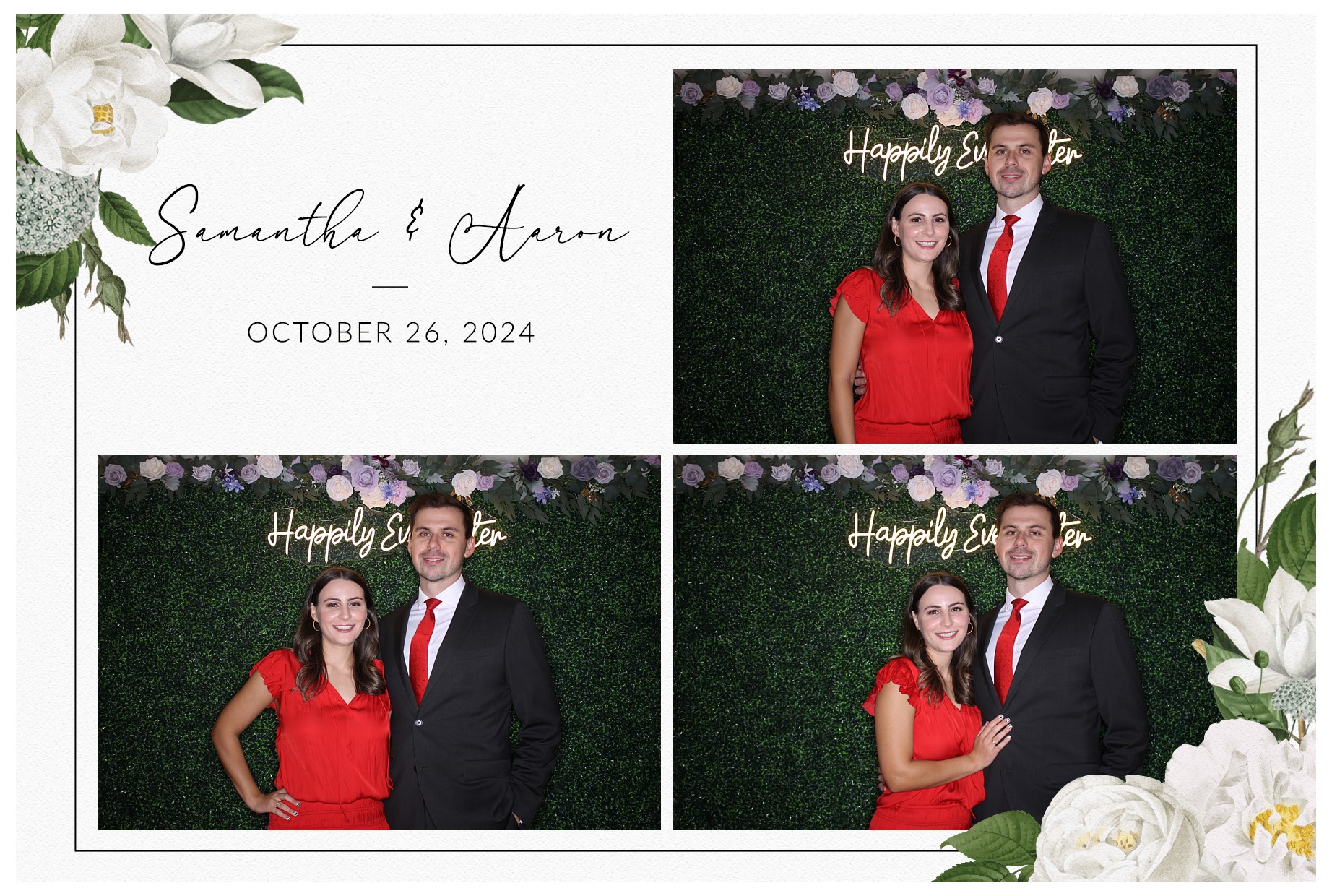 Samantha & Aaron  | View more photos from the event at gallery.photoboothcincy.com/u/PhotoBoothCincy/Samantha-Aaron
