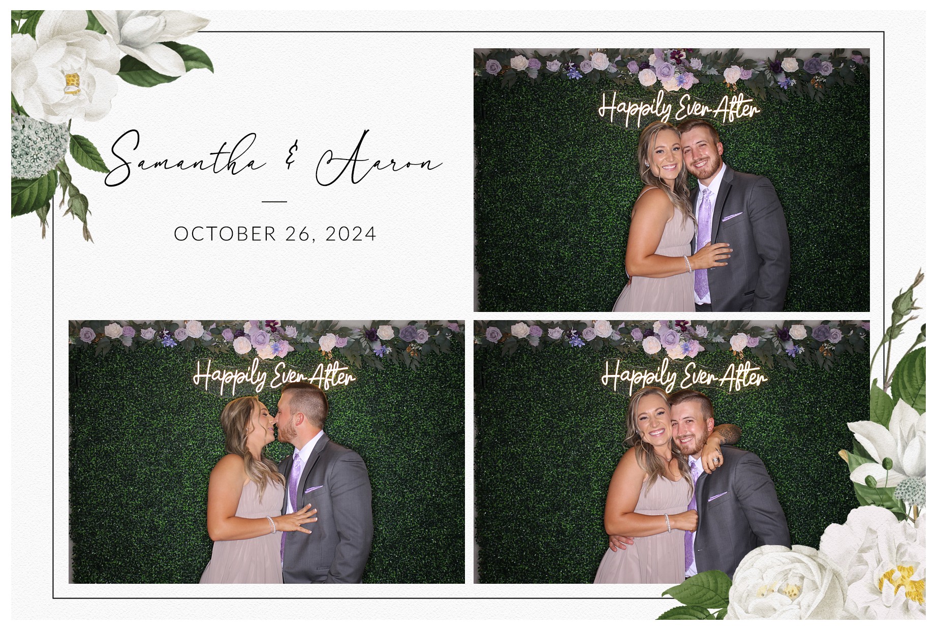 Samantha & Aaron  | View more photos from the event at gallery.photoboothcincy.com/u/PhotoBoothCincy/Samantha-Aaron