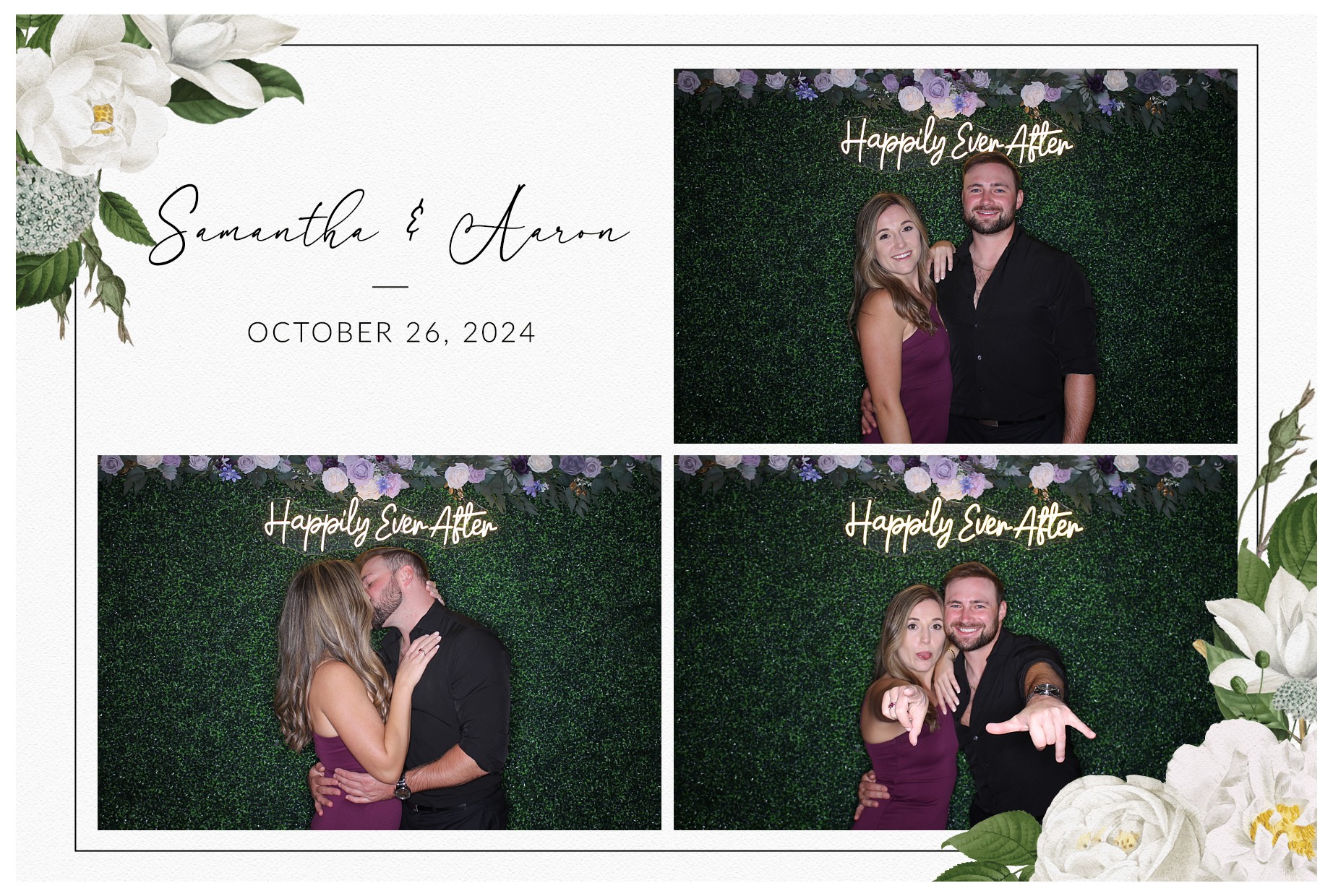 Samantha & Aaron  | View more photos from the event at gallery.photoboothcincy.com/u/PhotoBoothCincy/Samantha-Aaron