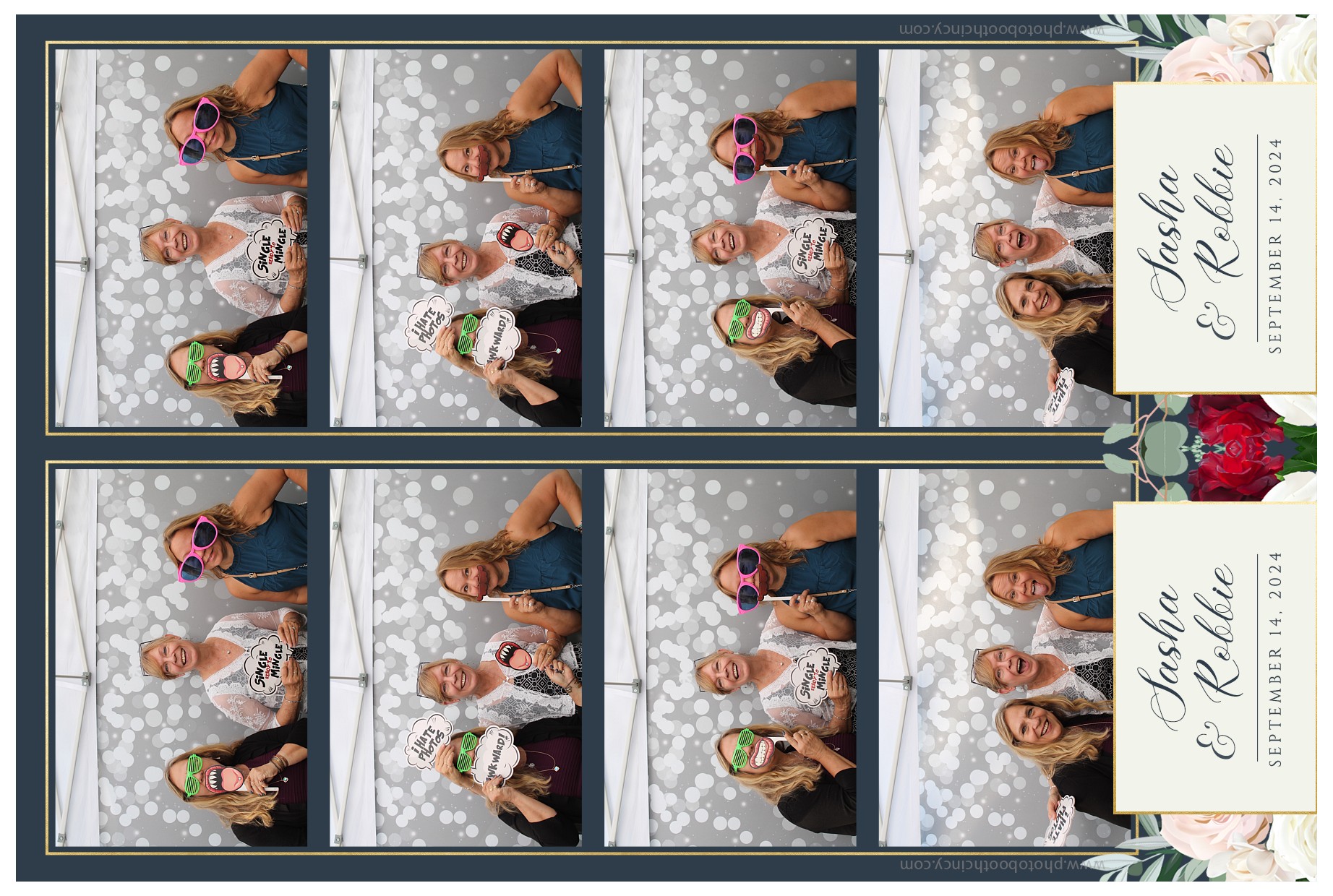 Sasha & Robbie | View more photos from the event at gallery.photoboothcincy.com/u/PhotoBoothCincy/Sasha-Robbie