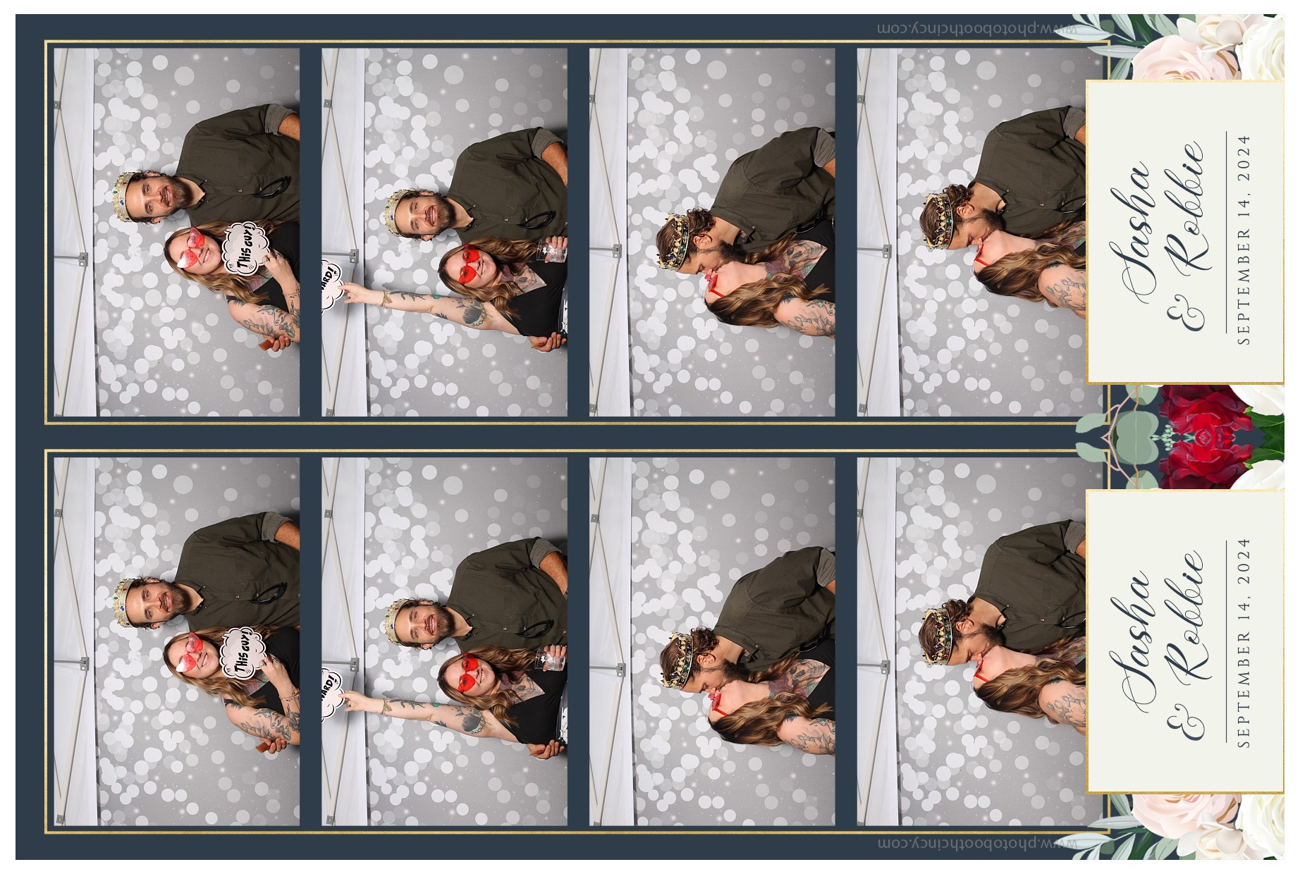 Sasha & Robbie | View more photos from the event at gallery.photoboothcincy.com/u/PhotoBoothCincy/Sasha-Robbie