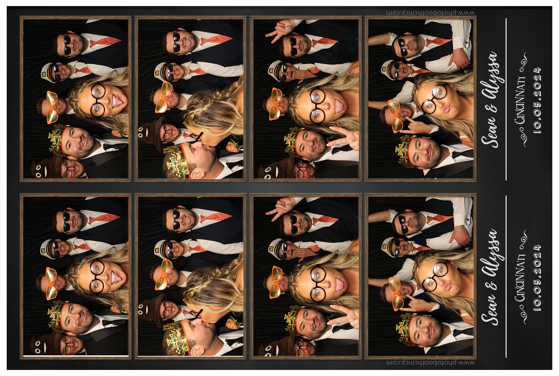 Sean & Alyssa Reception | View more photos from the event at gallery.photoboothcincy.com/u/PhotoBoothCincy/Sean-Alyssa-Reception