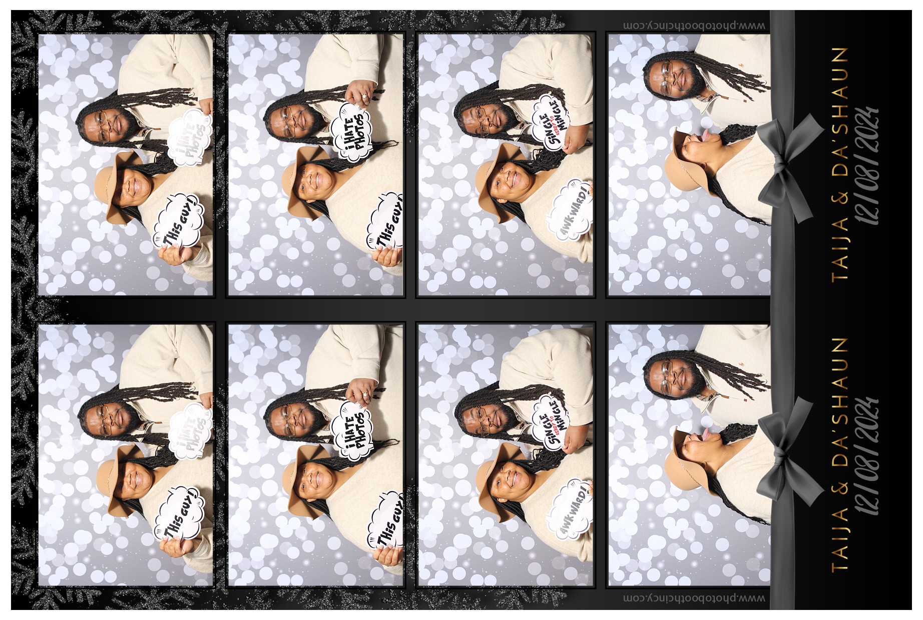 Taija & Dashaun | View more photos from the event at gallery.photoboothcincy.com/u/PhotoBoothCincy/Taija-Dashaun